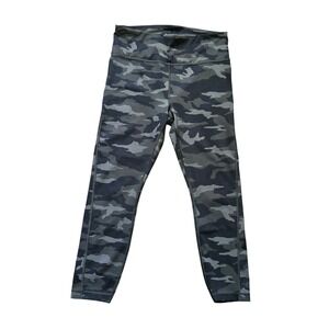 Athleta Ultimate 7/8 Tight Camo Leggings Green Camouflage Side Pockets M